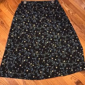 Long navy blue skirt
